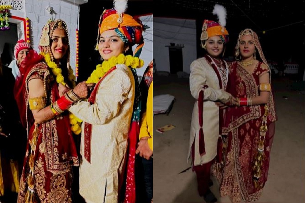 दूल्हा बनकर लड़की ने सहेली संग रचाई शादी, फिर घर वालो ने…