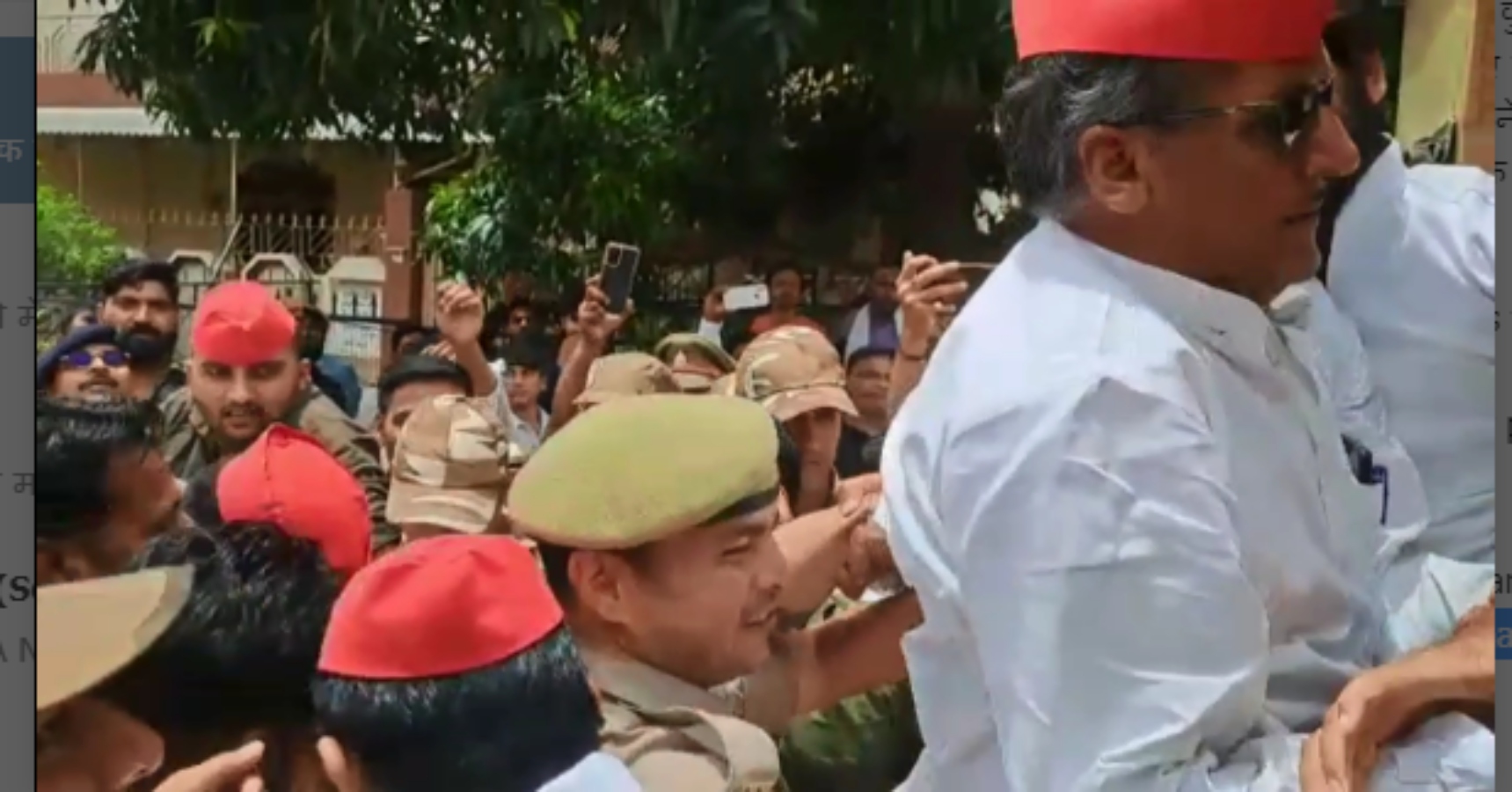Video: दिल्ली गाजीपुर बार्डर जा रहे SP विधायक को घर से उठाकर ले गई पुलिस, देखें
वीडियो