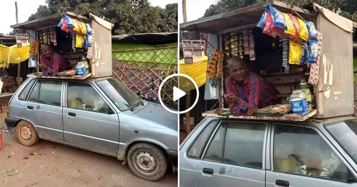 Viral Gajab News : बंदे ने लगाया ऐसा जुगाड़ और बना दी चलती-फिरती पान की दुकान