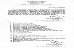 breaking news: 1988 बैच के छत्तीसगढ़ कैडर के आईपीएस अधिकारी रवि सिन्हा रॉ के नए
चीफ नियुक्त - image