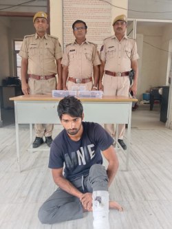CRIME NEWS: VIDEO वारदात करने से पहले ही धरा गया एमजी गु्रप का इनामी बदमाश - image