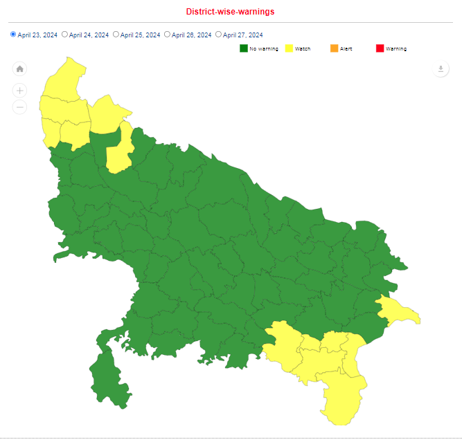 Weather Alert in UP