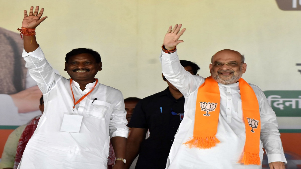 ﻿ झारखंड में केवल भाजपा ही घुसपैठ पर रोक लगा सकती है: अमित शाह खूंटी 